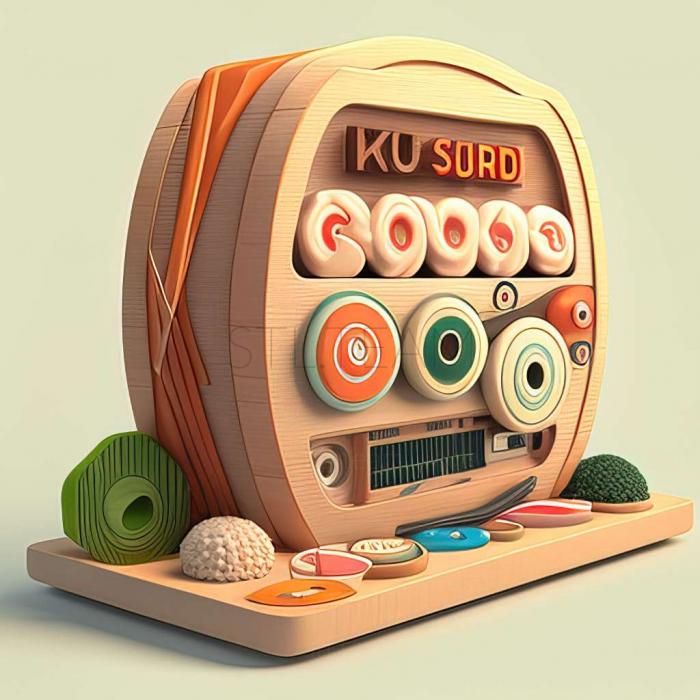 3D модель Гра Yo Sushi Master (STL)